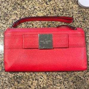 Kate spade NY double zipper wristlet